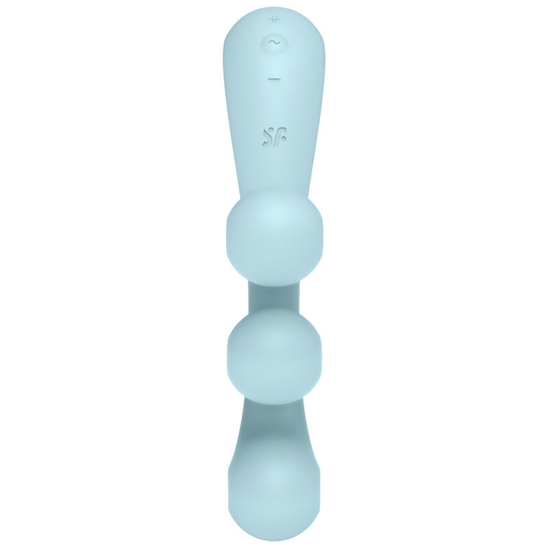 SATISFYER VIBRATOR Vibrateur Multi Tri Ball 2 Bleu — vue alternative