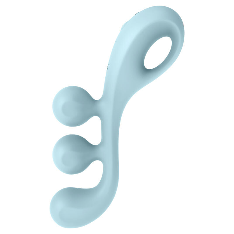 SATISFYER VIBRATOR Vibrateur Multi Tri Ball 2 Bleu — vue détaillée