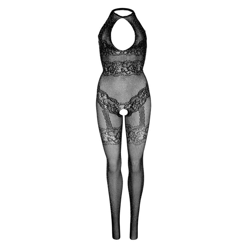 LEG AVENUE BODYSTOCKINGS Bodystocking Résille Sans Couture Taille Unique - Noir — vue alternative