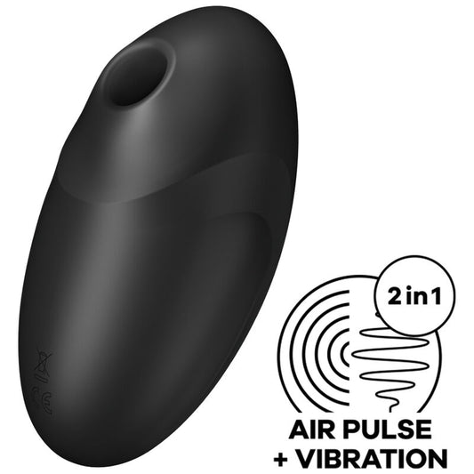 SATISFYER AIR PULSE Stimulateur Vibrateur Vulva Lover 3 Noir - Aura Intime