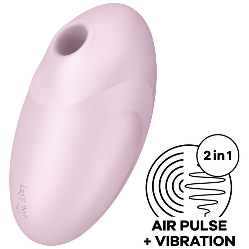 SATISFYER AIR PULSE Stimulateur Vibrateur Vulva Lover 3 Rose - Aura Intime
