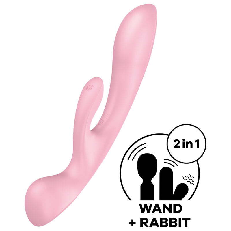 SATISFYER VIBRATOR Vibration Hybride Triple Oh Rose - Aura Intime