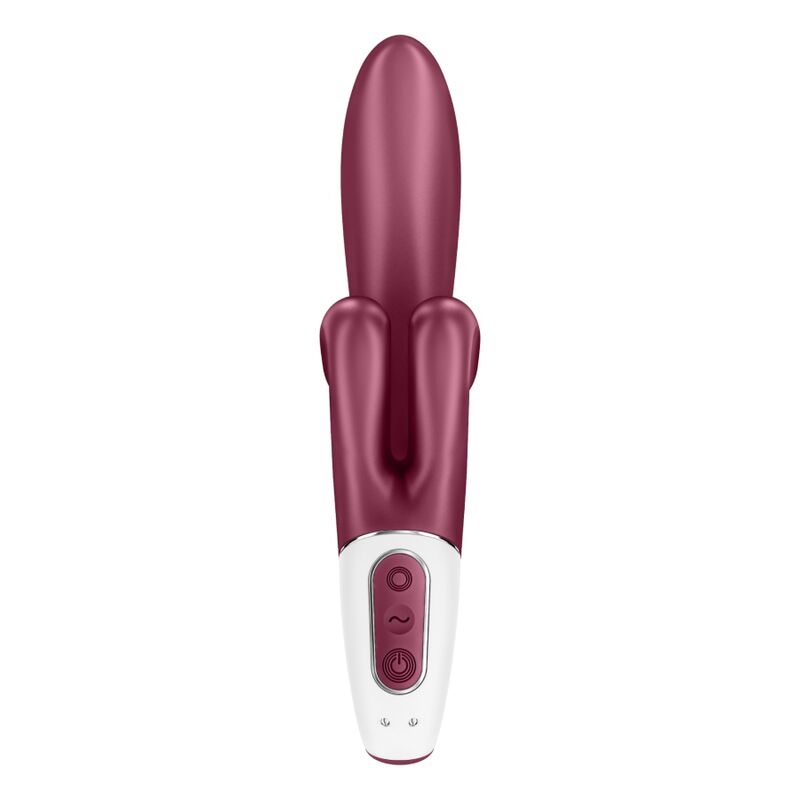 SATISFYER VIBRATOR Vibration Lapin Touch Me Rouge — vue arrière