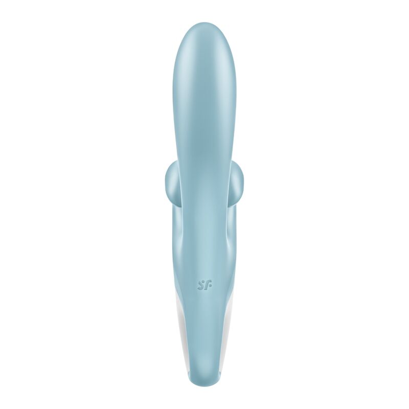 SATISFYER VIBRATOR Vibration Lapin Touch Me Bleu — vue alternative