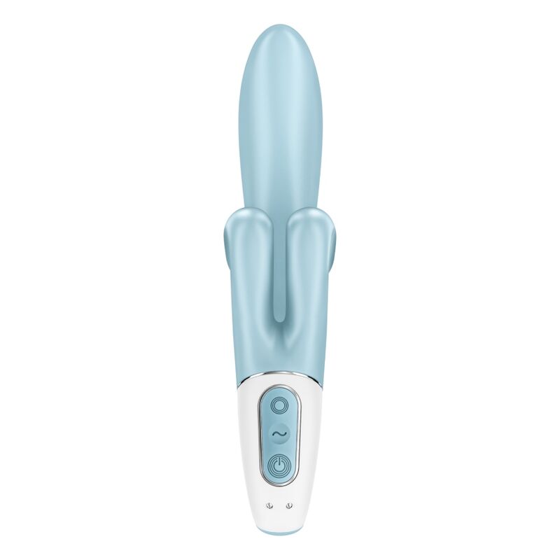 SATISFYER VIBRATOR Vibration Lapin Touch Me Bleu — vue arrière