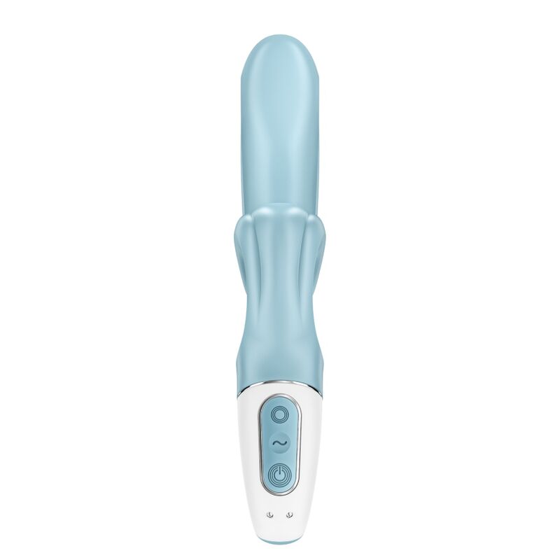 SATISFYER VIBRATOR Love Me Rabbit Vibration Bleu — vue arrière