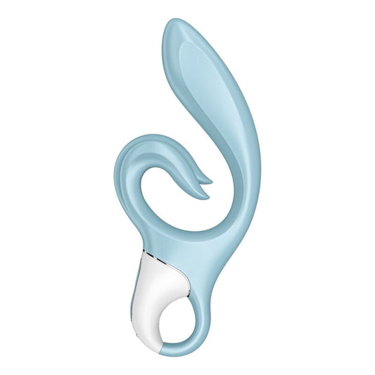 SATISFYER VIBRATOR Love Me Rabbit Vibration Bleu - Aura Intime