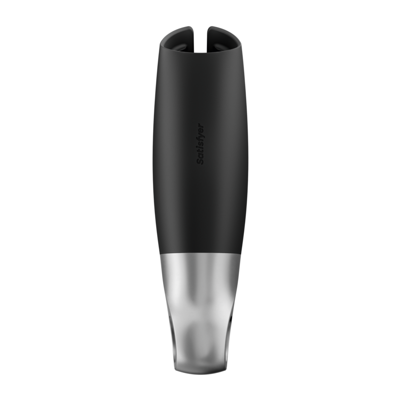 SATISFYER MEN Masturbateur Puissant Noir — accessoires inclus