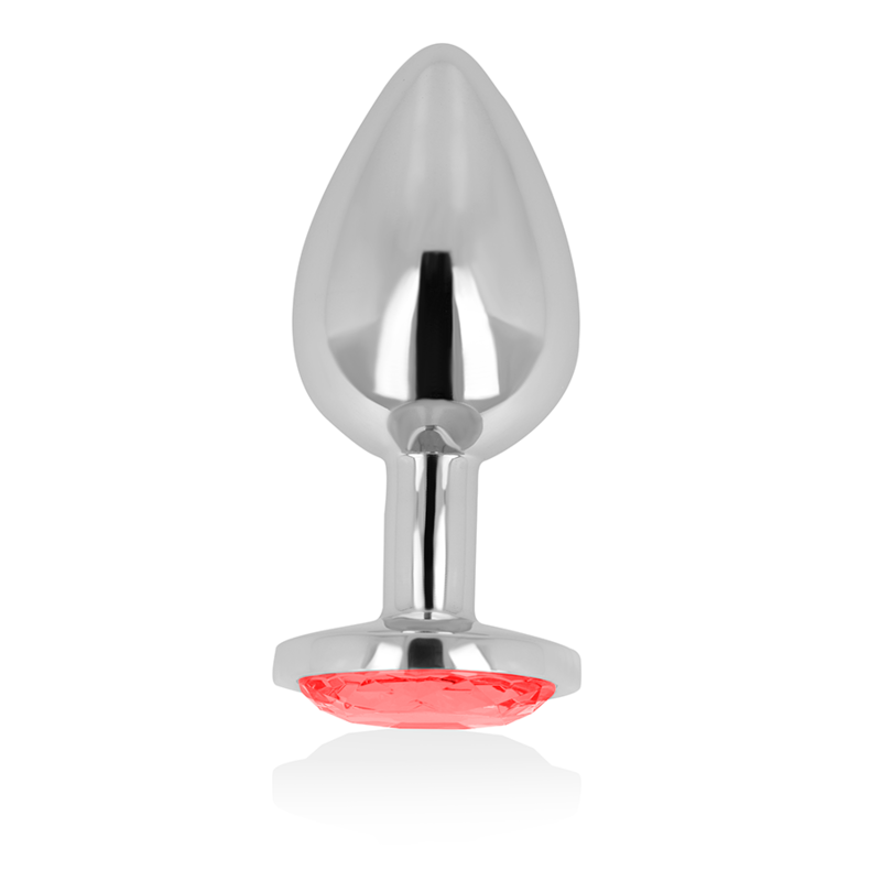 OHMAMA ANAL PLUG ANAL CRISTAL ROUGE 8 CM - Aura Intime