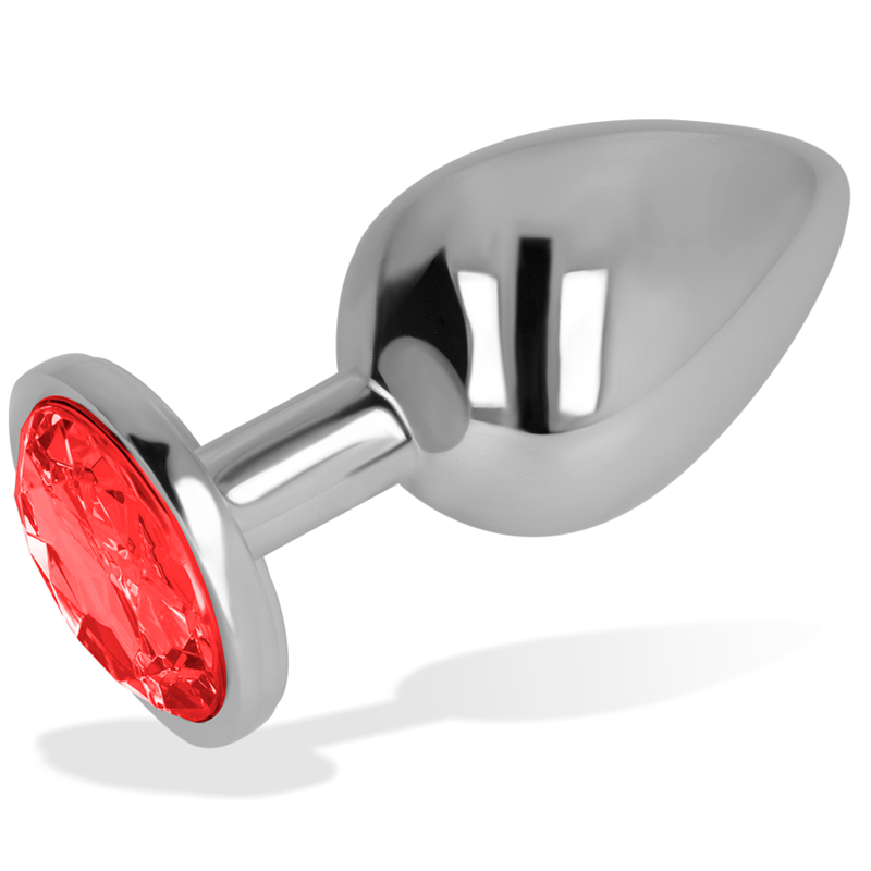 OHMAMA ANAL PLUG ANAL CRISTAL ROUGE 8 CM — vue alternative