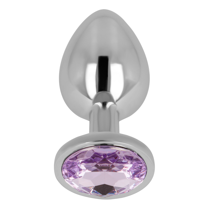 OHMAMA ANAL PLUG ANAL CRISTAL VIOLET 8 CM — vue détaillée