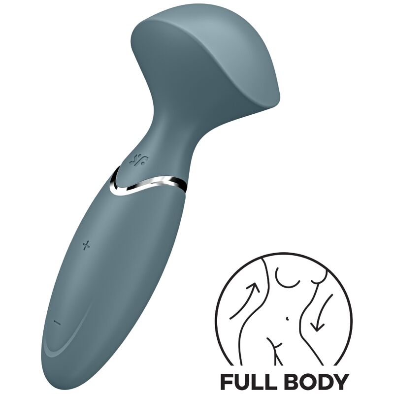 SATISFYER WAND Mini Wonder Gris - Aura Intime