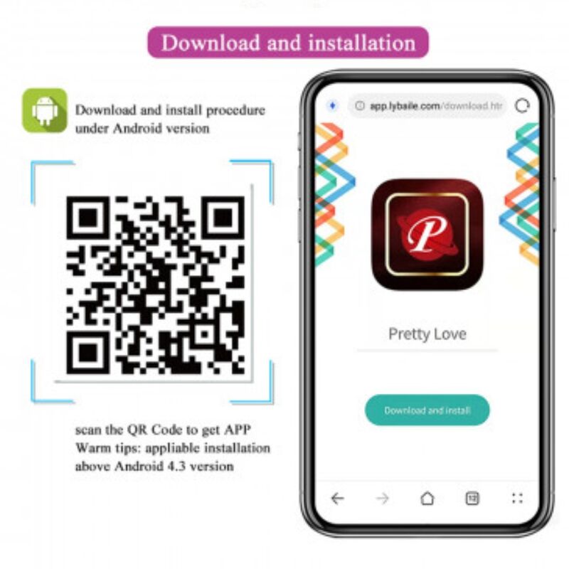 PRETTY LOVE Application Gratuite Catalina Massager Lilas — vue alternative