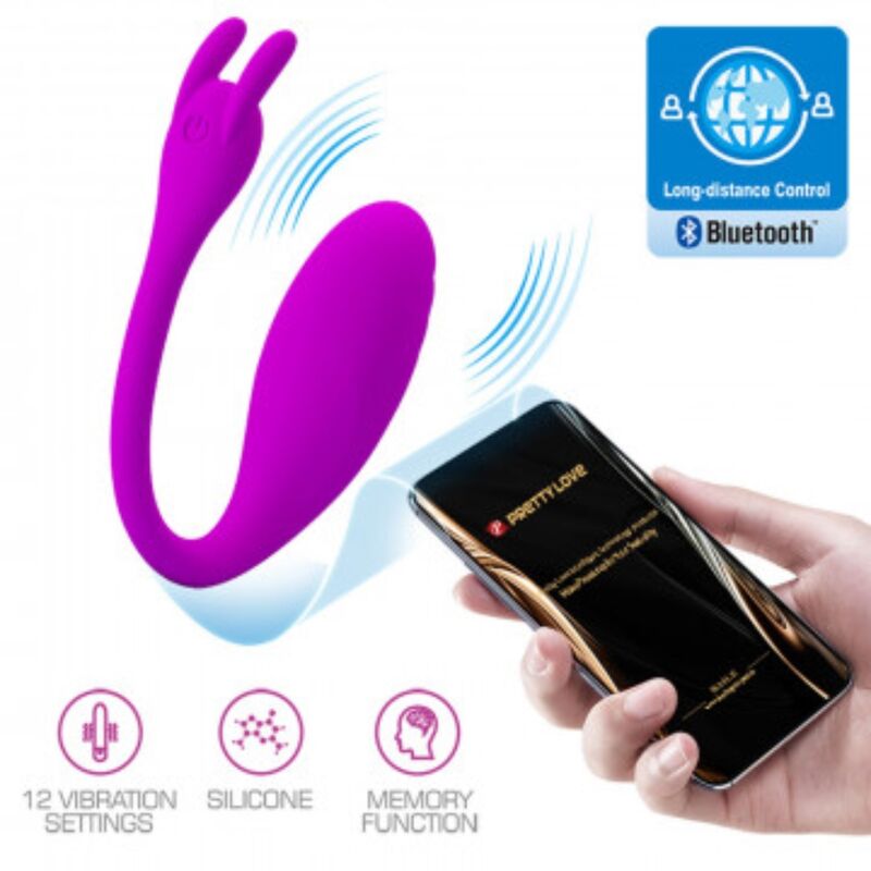 PRETTY LOVE Application Gratuite Catalina Massager Lilas — accessoires inclus