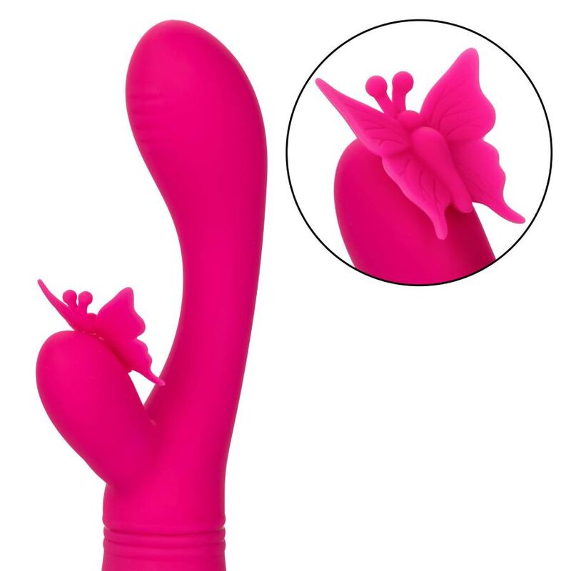 CALEXOTICS Papillon Kiss Flutter Rose — accessoires inclus