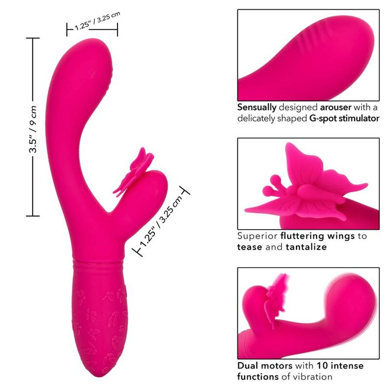 CALEXOTICS Papillon Kiss Flutter Rose — vue alternative