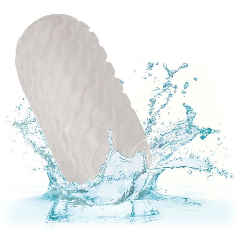 CALEXOTICS STROKER NUBBY RÉVERSIBLE — accessoires inclus
