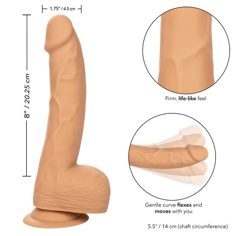 CALEXOTICS - Clous En Silicone 20.32 Cm Peau