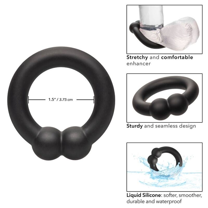 CALEXOTICS - Bague Musculaire Alpha Noir