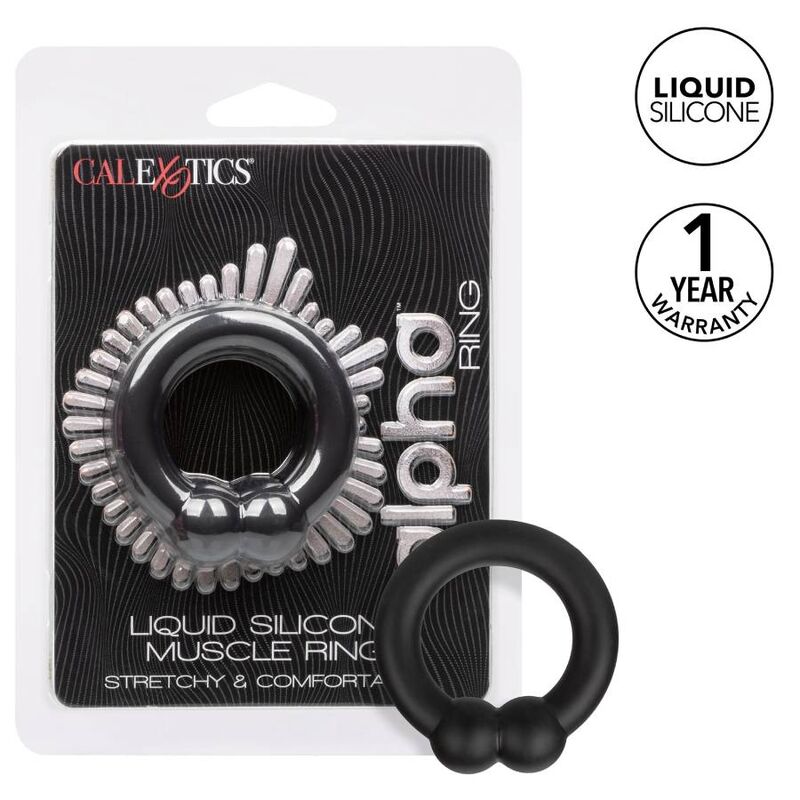 CALEXOTICS BAGUE MUSCULAIRE ALPHA NOIR — vue alternative