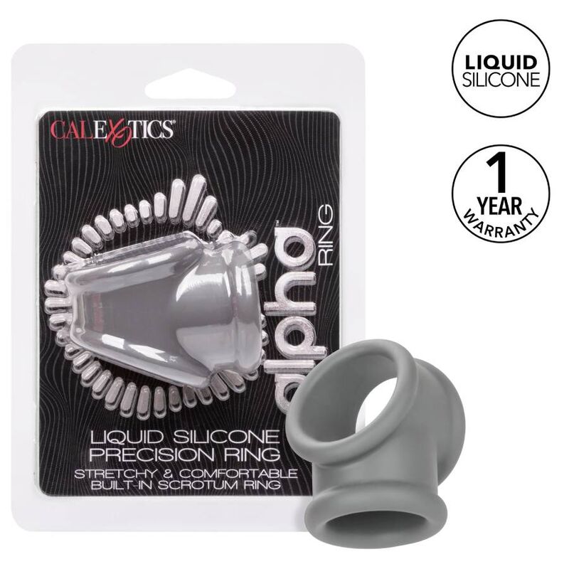 CALEXOTICS BAGUE ALPHA PRECISION GRIS — vue détaillée