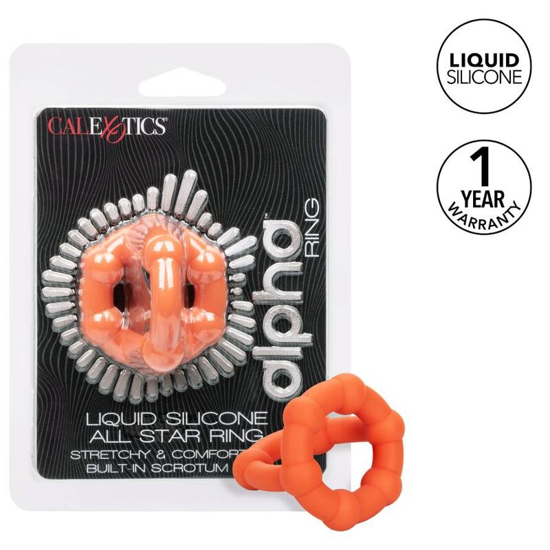CALEXOTICS BAGUE ALPHA ALL STAR ORANGE — vue détaillée