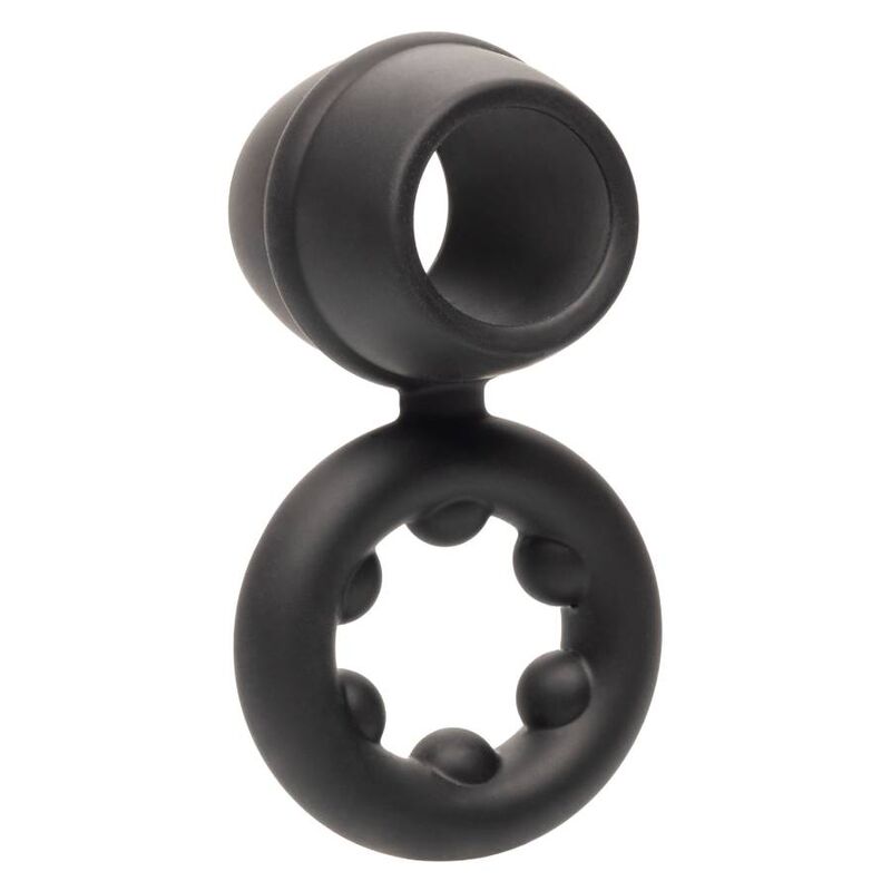 CALEXOTICS BAGUE ALPHA DUAL MAGNUM NOIR — accessoires inclus