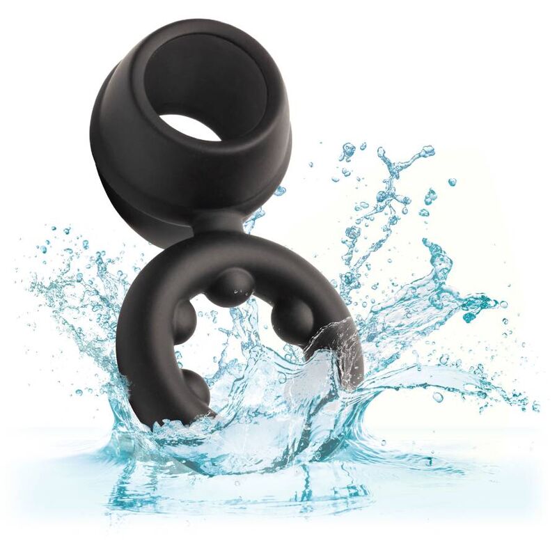 CALEXOTICS BAGUE ALPHA DUAL MAGNUM NOIR — vue arrière