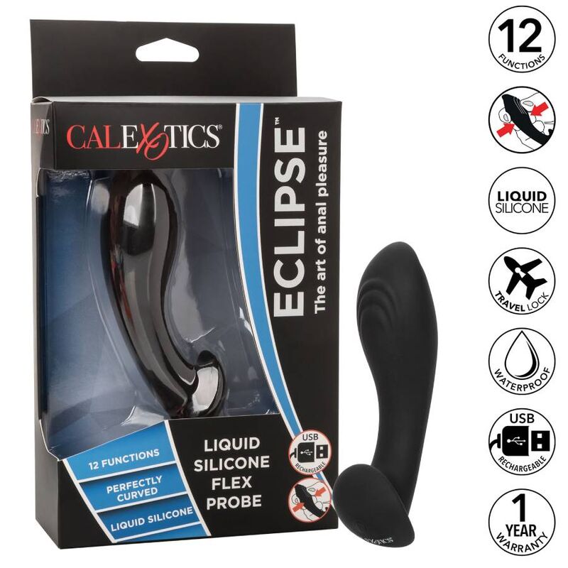 CALEXOTICS Sonde Flexible Silicone Liquide — vue détaillée