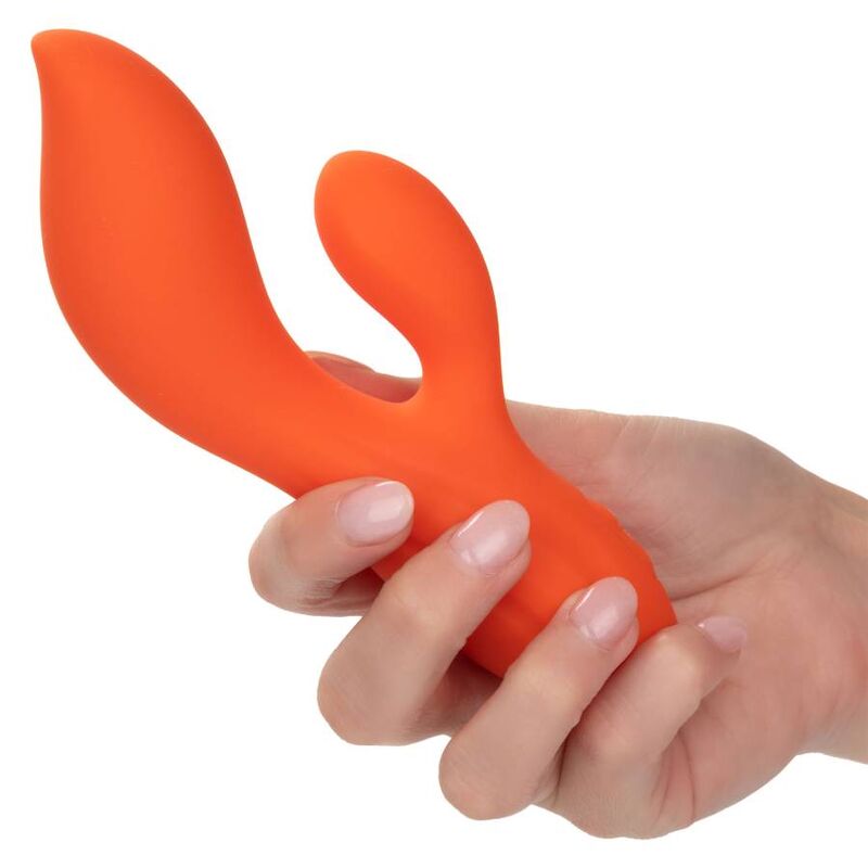 CALEXOTICS Stella Dual Teaser Orange — accessoires inclus