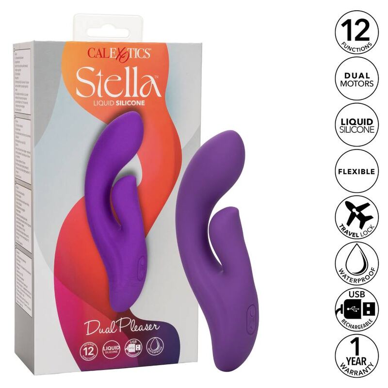 CALEXOTICS Stella Dual Pleaser Violet — vue détaillée