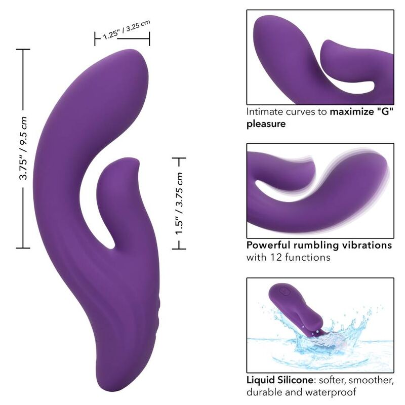 CALEXOTICS Stella Dual Pleaser Violet — vue alternative