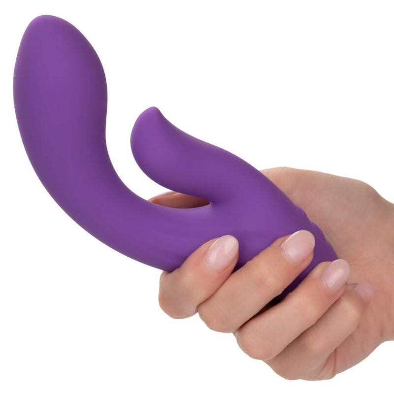 CALEXOTICS Stella Dual Pleaser Violet — accessoires inclus