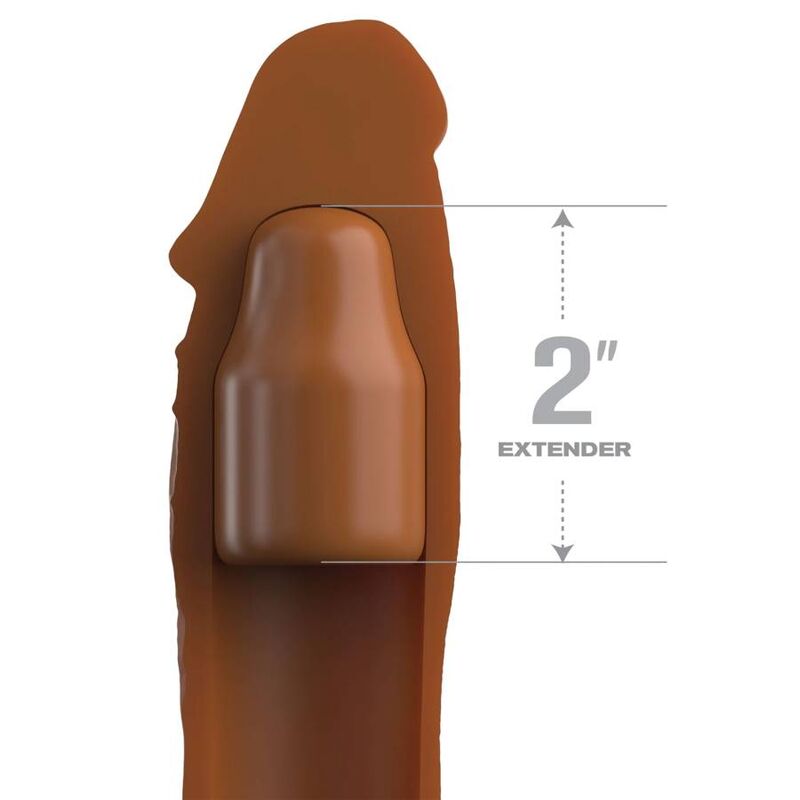 FANTASY X-TENSIONS POCHETTE PIPEDREAMS 20,32 CM + 5,00 CM INCH PLUG CARAMEL — vue détaillée