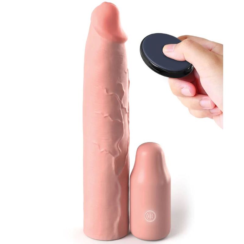 FANTASY X-TENSIONS PIPEDREAMS MANCHE 22,86 CM + PLUG 7,62 CM REMOTE SKIN - Aura Intime