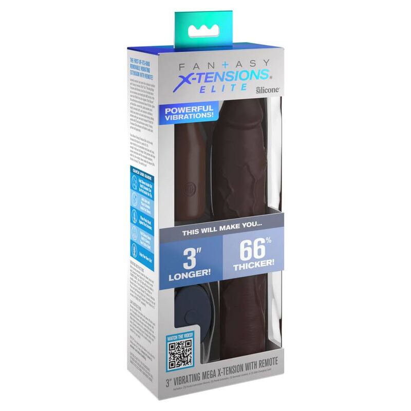 FANTASY X-TENSIONS POCHETTE PIPEDREAMS 22,86 CM + PLUG 7,62 CM TELECOMMANDE ... — vue détaillée