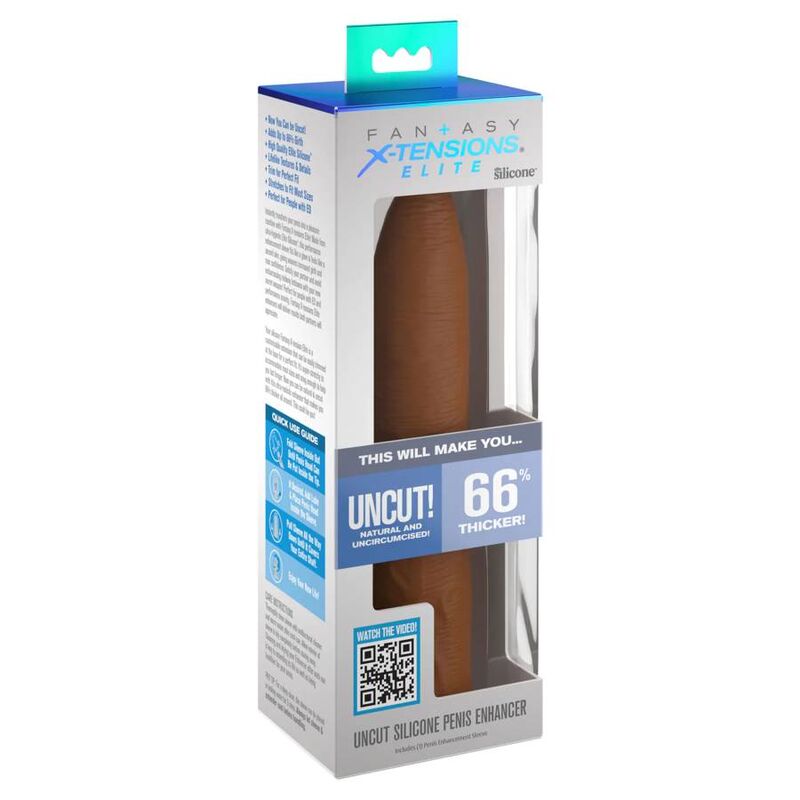 FANTASY X- TENSIONS - Manchon D''Extension Pipedreams Non Coupe 17,78 Cm Caramel