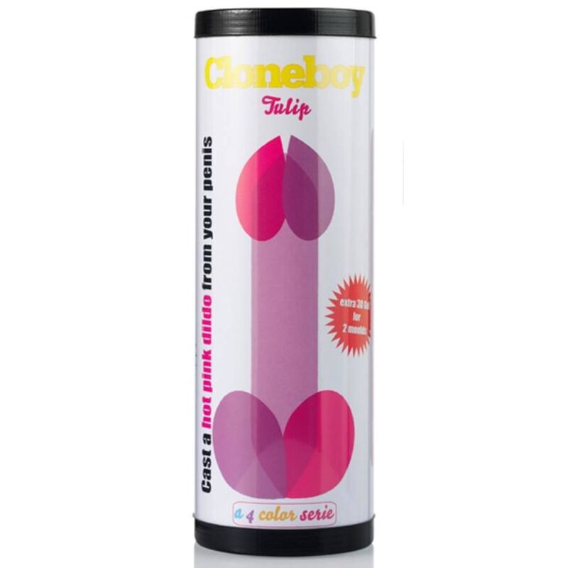 CLONEBOY Dildo Tulip Rose Intense — vue détaillée
