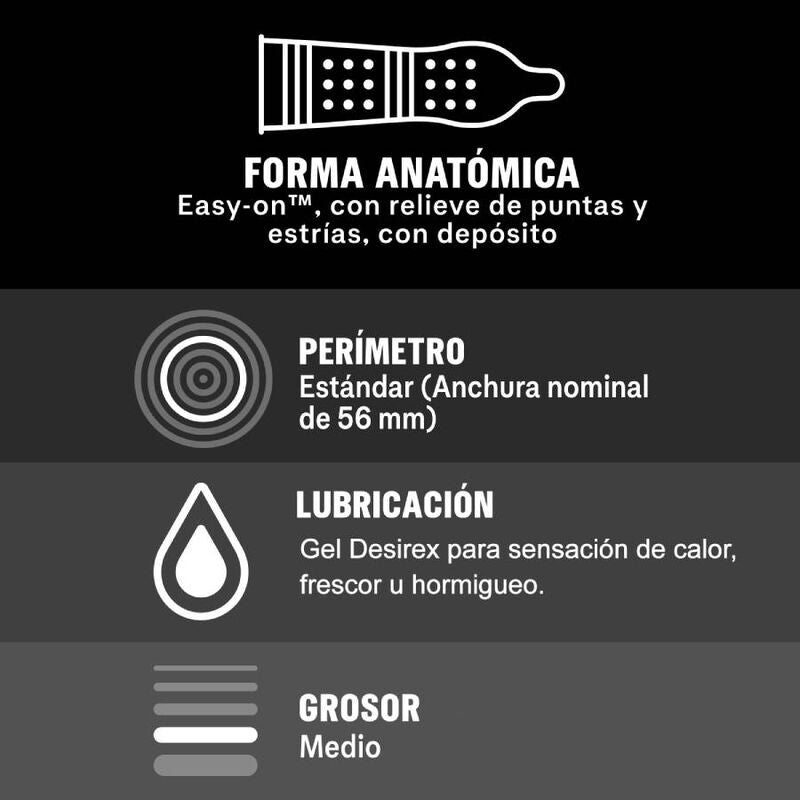 DUREX CONDOMS Orgasmique Intense 12 Unités — vue alternative