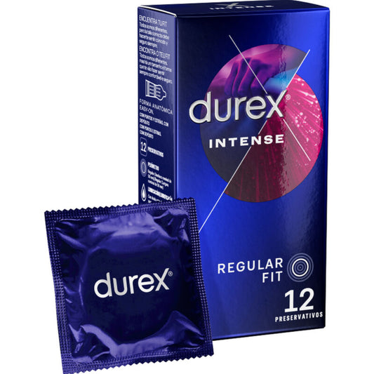 DUREX CONDOMS Orgasmique Intense 12 Unités - Aura Intime
