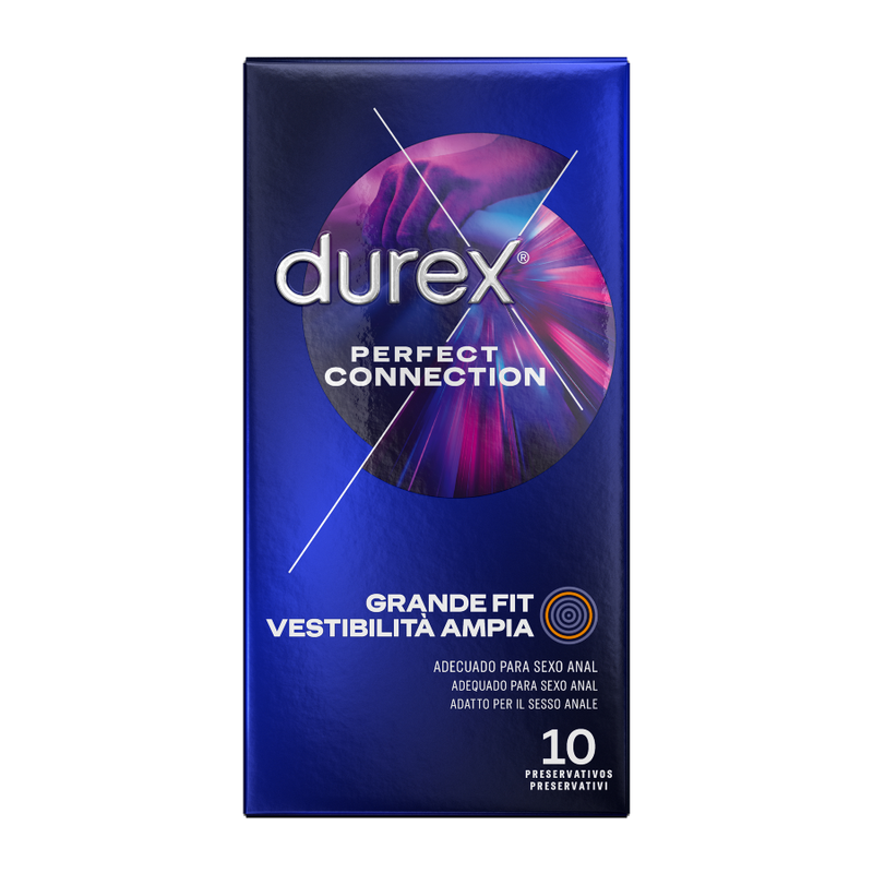 DUREX CONDOMS Connexion Parfaite Silicone Lubrification Extra 10 Unités — vue détaillée