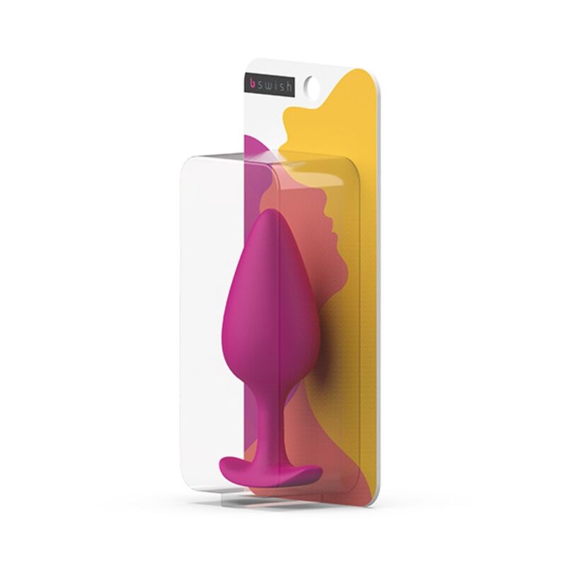 B SWISH Bfilled Basic Plus Prostatique Plug Magenta — vue arrière
