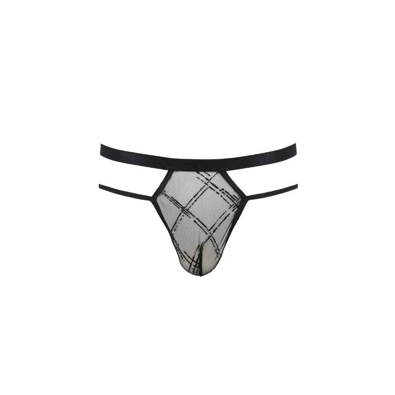 PASSION MEN 029 STRING COLLIN NOIR S/M — accessoires inclus