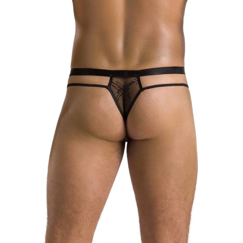 PASSION MEN 029 STRING COLLIN NOIR L/XL — vue arrière