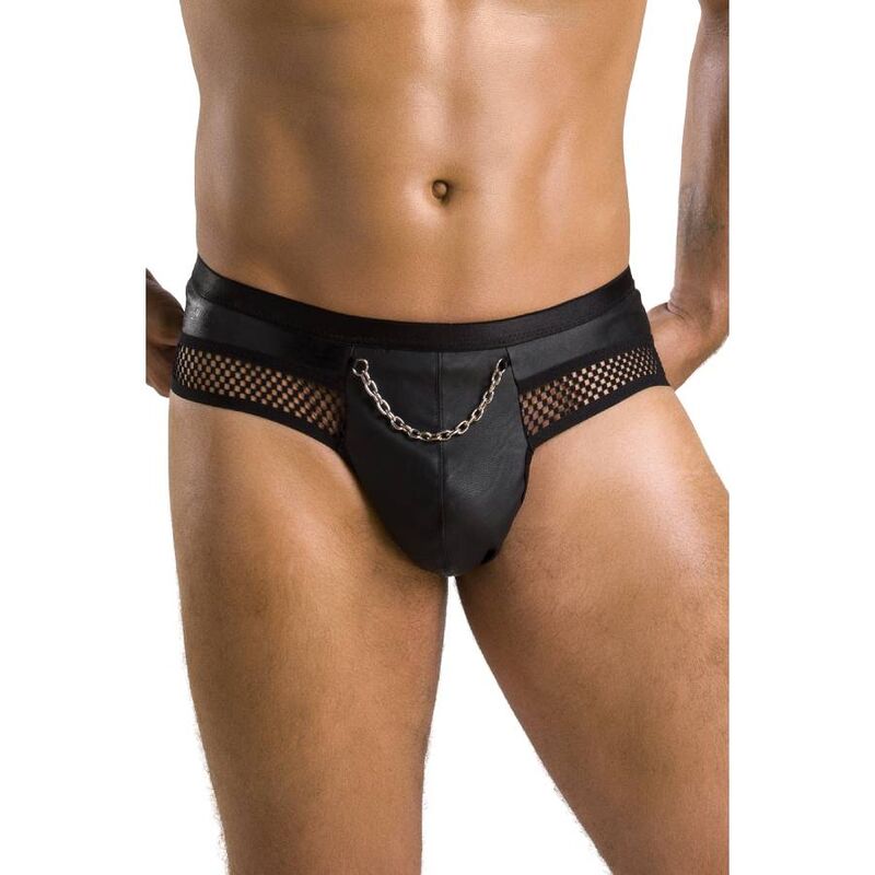 PASSION MEN 030 Slip Ouvert Tom Noir L/Xl — vue alternative