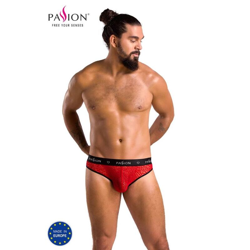 PASSION MEN 031 Slip Mike Rouge L/Xl - Aura Intime