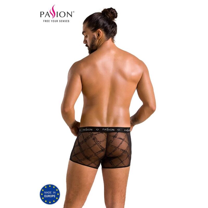 PASSION MEN 032 SHORT JAMES NOIR S/M — vue détaillée