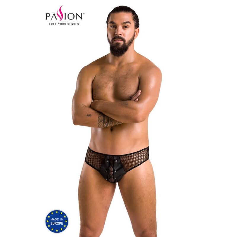 PASSION MEN 035 Slip Richard Noir S/M - Aura Intime