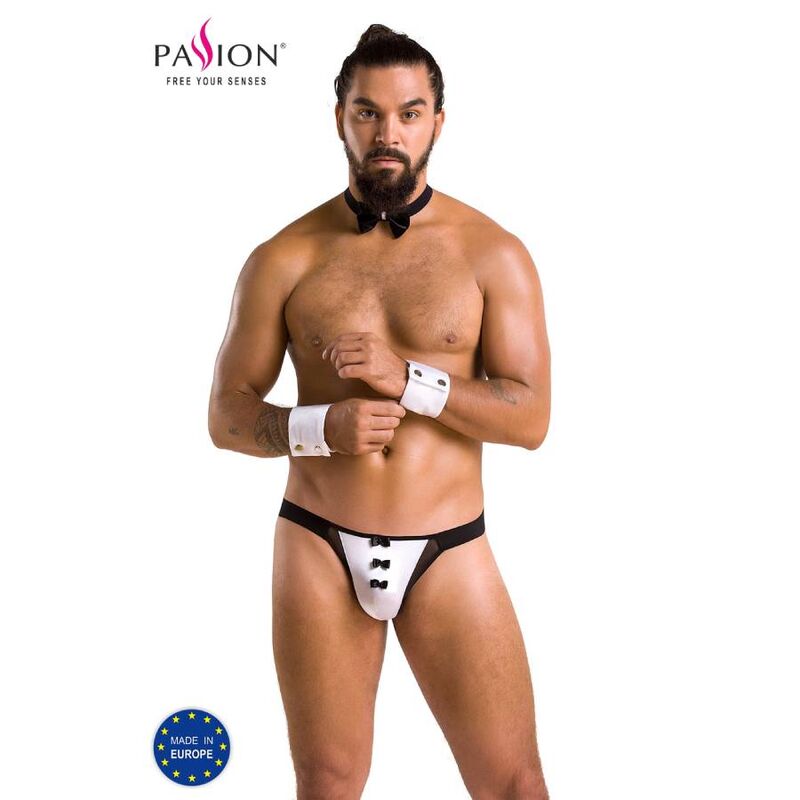 PASSION MEN 036 SLIP ALFROJO NOIR S/M - Aura Intime