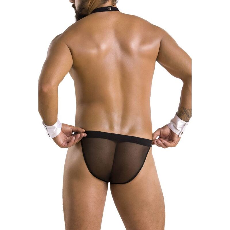 PASSION MEN 036 SLIP ALFROJO NOIR S/M — vue arrière